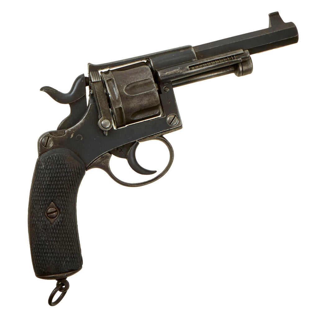 Original Antique Dutch Model 1894 KNIL Colonial Military Issue Revolver in 9.4mm Black Powder - Serial 8972 Original Items