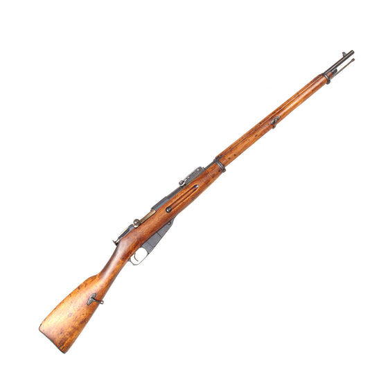 Original Finnish Continuation War Mosin-Nagant M/91 Infantry Rifle Serial 37416 with 1942 Dated Tikkakoski Barrel - Antique Sestroretsk Receiver Dated 1895 Original Items