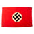 Original German WWII 1st Division Co. D, 26th Infantry Regiment USGI Captured & Signed NSDAP Double Sided Political Banner Flag - 17 Signatures Total - 14½ x 22½” Original Items