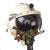 Original U.S. Cold War Named USAF Helmet Flying Type P-4B with Oxygen Mask and Bag - Dated 1959 - Maj. L.V. Roberts Original Items