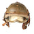 Original U.S. WWII M38 Tanker Helmet by Rawlings with T-17-D Handset, R-14 Headphones, Throat Mic and Early Polaroid Goggles Original Items
