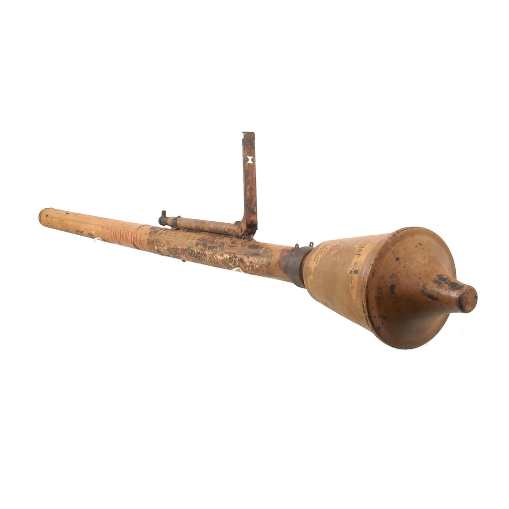 Original German WWII Panzerfaust 30 Klein Anti-Tank Launcher and Rocket with Original Paint & Partial Label - INERT Original Items