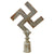 Original German WWII NSDAP National Socialist Party Nickel Plated Brass Flag Pole Finial Original Items