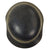 Original German WWII M38 Luftschutz Beaded Gladiator Air Defense Helmet with Single Piece Shell, Liner, and Chinstrap Original Items