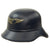Original German WWII M38 Luftschutz Beaded Gladiator Air Defense Helmet with 58cm Liner - dated 1938 Original Items