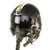 Original U.S. Vietnam War Era “Blacked Out” HGU-26/P Flight Helmet with Dual Visor and Oxygen Mask by Sierra Engineering Original Items