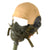Original U.S. WWII Army Air Force Aviator Flight Helmet Set with A-14-A Mask & AN-H-15 Helmet Original Items