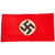 Original German WWII 1303rd Engineer G.S. Regt. USGI Captured & Signed NSDAP Double Sided Political Banner Flag - 30" x 56" Original Items