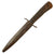 Original German WWI Private Purchase Trench Fighting Knife with Ribbed Grips & Original Rolled Steel Scabbard by Union Zella St. Blasii Original Items