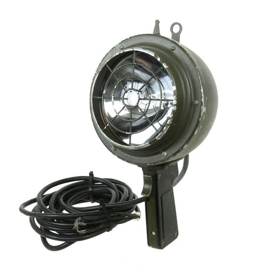 Original U.S. WWII Navy Flashing Signal Light with Original Wiring by Grimes Original Items