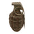 Original U.S. WWII Inert MkII Pineapple Grenade with Yellow Ring with M6A1 Fuze Original Items