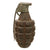 Original U.S. WWII Inert MkII Pineapple Grenade with Yellow Ring with M6A1 Fuze Original Items