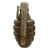 Original U.S. WWII Inert MkII Pineapple Grenade with Yellow Ring with M6A1 Fuze Original Items