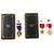 Original U.S. WWII 100th Infantry Division Engraved Purple Heart & Bronze Star Medal Grouping with Original Boxes - Howard Alan Shlay, 398th Infantry Regiment Original Items
