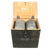 Original German WWII 10.5cm leFH 18 Light Field Howitzer Propellent Crate with Steel Canisters - Dated 1944 Original Items