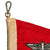 Original German WWII NSDAP State Service Staff Vehicle Pennant Flag - 7 ½" x 12" Original Items