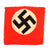Original German WWII USGI Captured & Signed Flag with 52 Signatures - 116th Signal Radio Intelligence Company - 40 x 44” Original Items