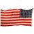 Original U.S. WWII 48 Star National “Boat” Flag - 5 Feet x 9 1/2 Feet