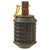Original Japanese WWII Type 97 Inert Fragmentation Hand Grenade with Fuse - Dated 1941 Original Items