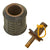 Original Japanese WWII Type 97 Inert Fragmentation Hand Grenade with Fuse - Dated 1941 Original Items