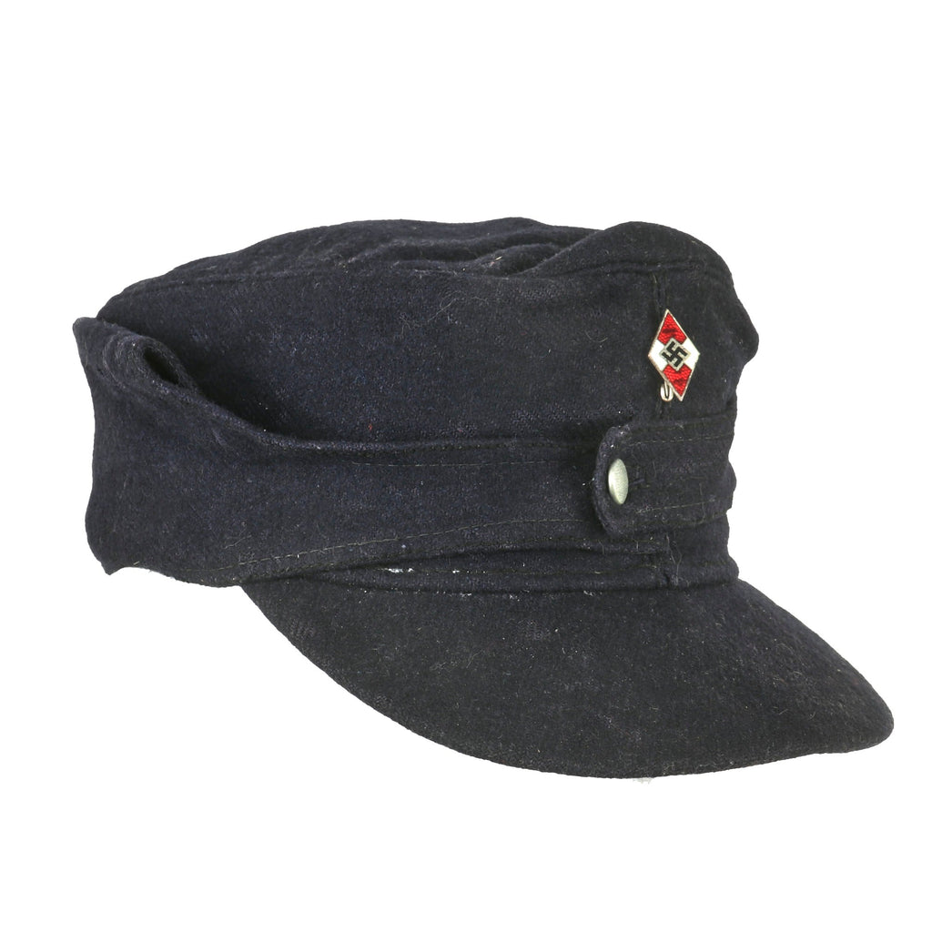 Original German WWII HJ National Youth Organization Skimütze Winter Ski Cap - Size 54 Original Items