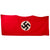 Original German WWII 42nd Infantry Division Anti-Tank Platoon 222nd Infantry USGI Captured & Signed NSDAP Double Sided Political Banner Flag with Provenance Research & Unit History - 47 x 110” Original Items