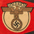 Original German WWII NSKK Vehicle Staff Car Pennant Flag with Faux Leather Trim - 6 ⅝" x 12" Original Items