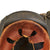Original German WWII Luftschutz Civil Air Defense Beaded M35 Helmet with 56cm Liner & Chinstrap - marked EF64 Original Items