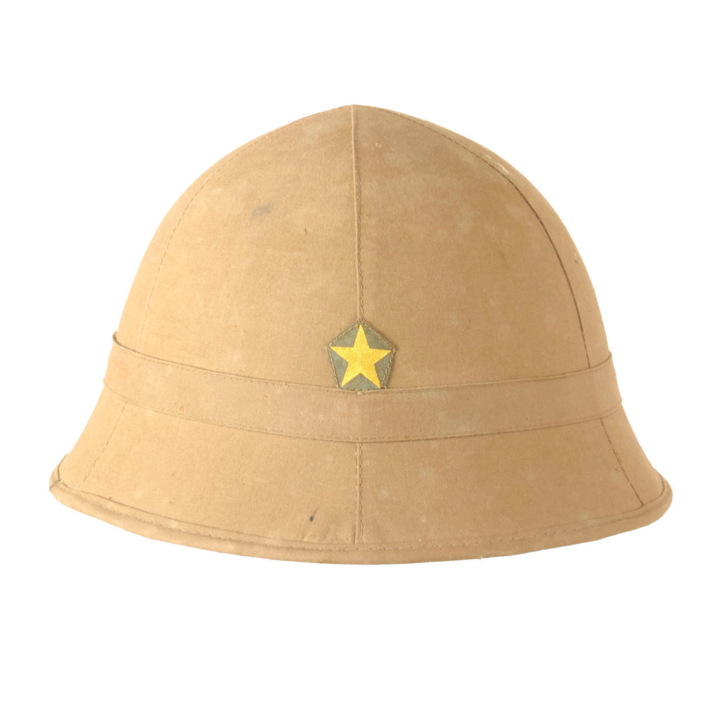 Original Imperial Japanese Army WWII Type 98 Sun Pith Helmet - Dated 1943 - Excellent Original Items