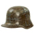 Original Imperial German WWI Trench Art M16 Stahlhelm Helmet Shell with M1917 Liner Band & Reproduction Liner - Marked Si 66 Original Items