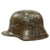 Original Imperial German WWI Trench Art M16 Stahlhelm Helmet Shell with M1917 Liner Band & Reproduction Liner - Marked Si 66 Original Items