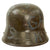 Original Imperial German WWI Trench Art M16 Stahlhelm Helmet Shell with M1917 Liner Band & Reproduction Liner - Marked Si 66 Original Items