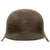 Original German WWII Heer Army Single Decal M42 Helmet with Relic 1940 Dated 56cm Liner - Stamped EF64