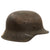 Original German WWII Heer Army Single Decal M42 Helmet with Relic 1940 Dated 56cm Liner - Stamped EF64