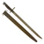 Original U.S. WWI M1917 Enfield Rifle & Trench Gun Bayonet by Remington with Scabbard - Dated 1917 Original Items