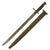 Original U.S. WWI M1917 Enfield Rifle & Trench Gun Bayonet by Remington with Scabbard - Dated 1917 Original Items