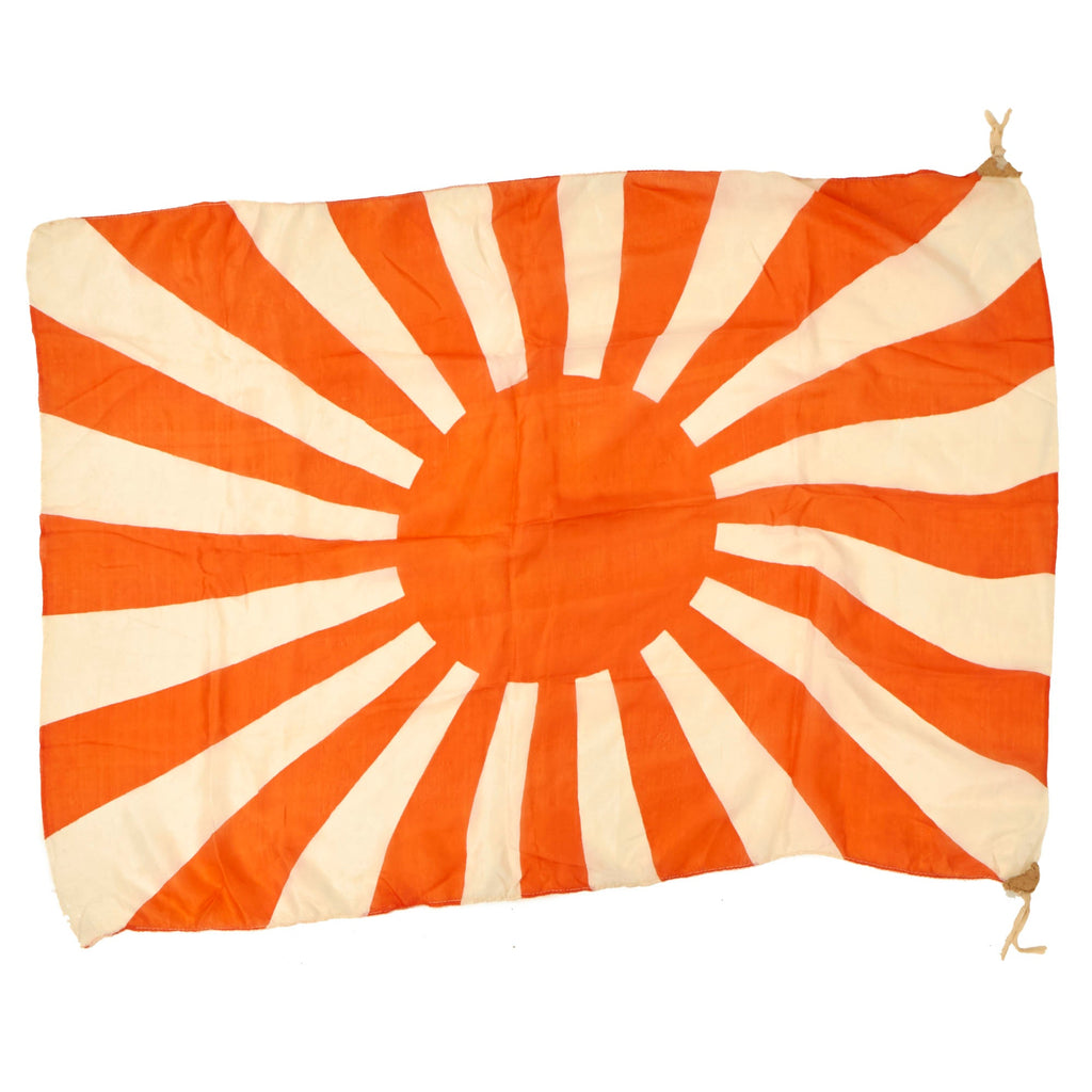Original Japan WWII Imperial Japanese Army Rising Sun Silk War Flag - 27 x 36” Original Items