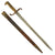 Original German Mauser Model 1871 Sawback Rifle Bayonet by E. Wilhelm Suhl with Scabbard - Unit Marked - Dated 1874 - Rare Original Items