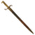 Original German Mauser Model 1871 Sawback Rifle Bayonet by E. Wilhelm Suhl with Scabbard - Unit Marked - Dated 1874 - Rare Original Items