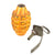 Original U.S. WWII Inert MkII Yellow Early War High Explosive Pineapple Grenade with Fuze Original Items