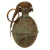 Original French WWI Model 1914 OF1 Egg Hand Grenade circa 1915 - 1917 - Inert Original Items