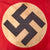 Original German WWII NSDAP Small National Political Flag on Pole - 14 1/2" x 22" Original Items