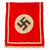 Original German WWII USGI Captured and Signed NSDAP National Socialist Party Fringed Podium Banner - 49" x 41" Original Items