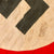 Original German WWII USGI Captured and Signed NSDAP National Socialist Party Fringed Podium Banner - 49" x 41" Original Items