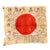 Original Japanese WWII Hand-Painted Silk Good Luck Flag with Lots of Signatures & Page of Translations - 29 x 32” Original Items