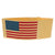Original U.S. WWII Unissued Paratrooper D-Day Invasion American Flag Oilcloth Armband with Safety Pins Original Items