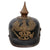 Original Imperial German WWI Possible Unit-Marked Prussian M1895 Line Infantry Pickelhaube Spiked Helmet - Missing Chinstrap Lug & Spike Base Rivets - Dated 1913 Original Items