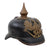 Original Imperial German WWI Possible Unit-Marked Prussian M1895 Line Infantry Pickelhaube Spiked Helmet - Missing Chinstrap Lug & Spike Base Rivets - Dated 1913 Original Items