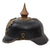 Original Imperial German WWI Possible Unit-Marked Prussian M1895 Line Infantry Pickelhaube Spiked Helmet - Missing Chinstrap Lug & Spike Base Rivets - Dated 1913 Original Items