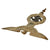 Original German WWII NSDAP National Socialist Party First Pattern Flag Pole Finial "Topper" - Plated Alloy Original Items